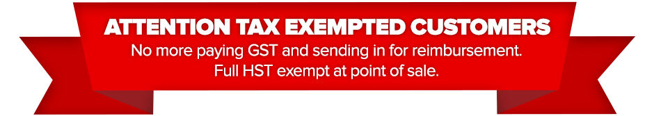 GST HST Exempt banner